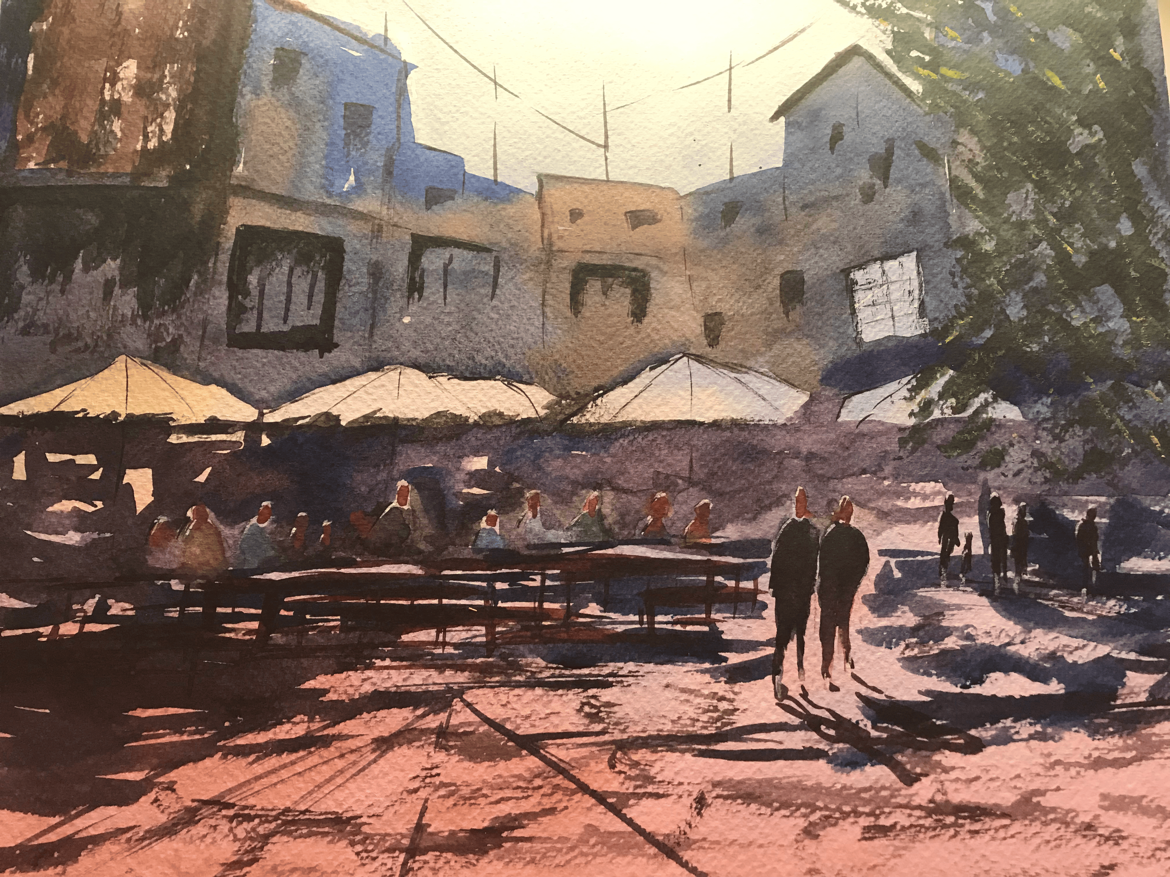 aquarelle andalousie septembre 2020