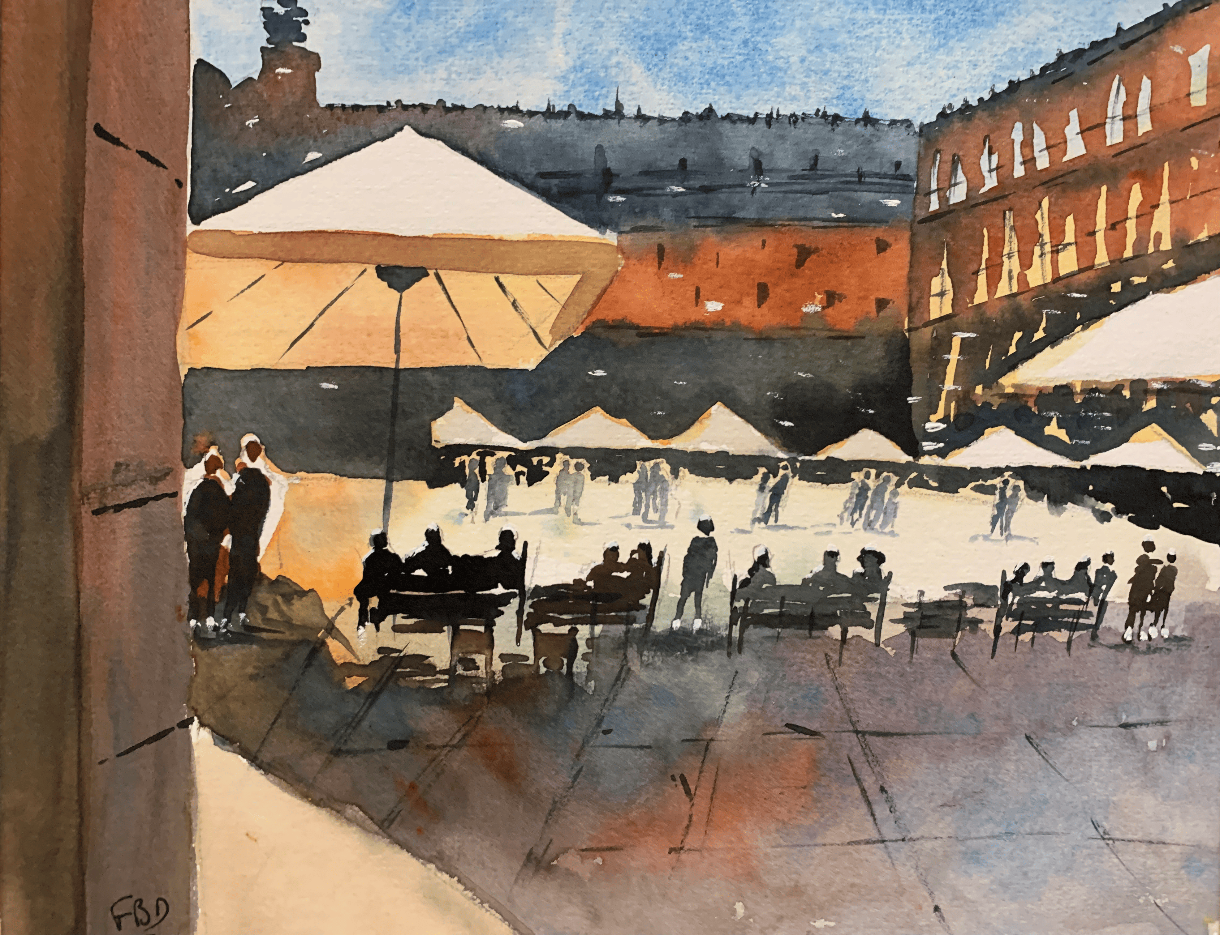 aquarelle toulouse janvier 2022