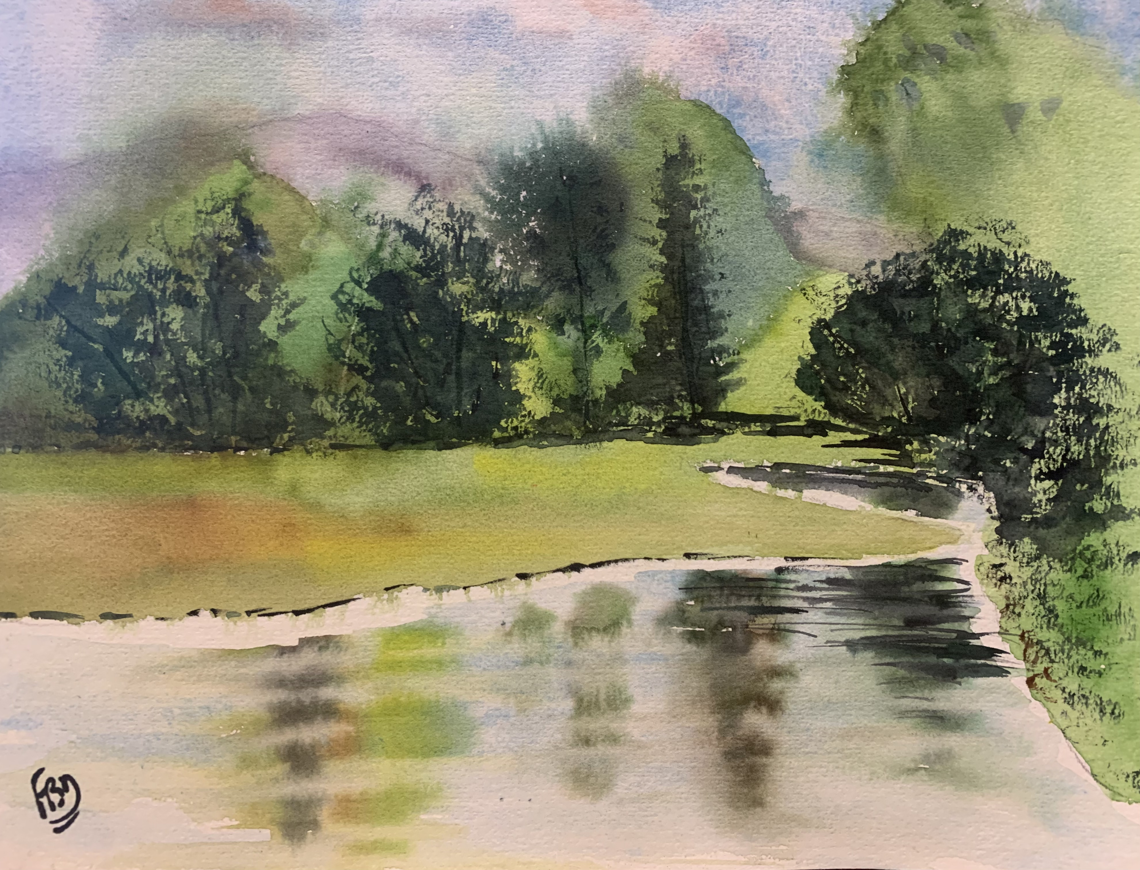 aquarelle yosemite mai 2022