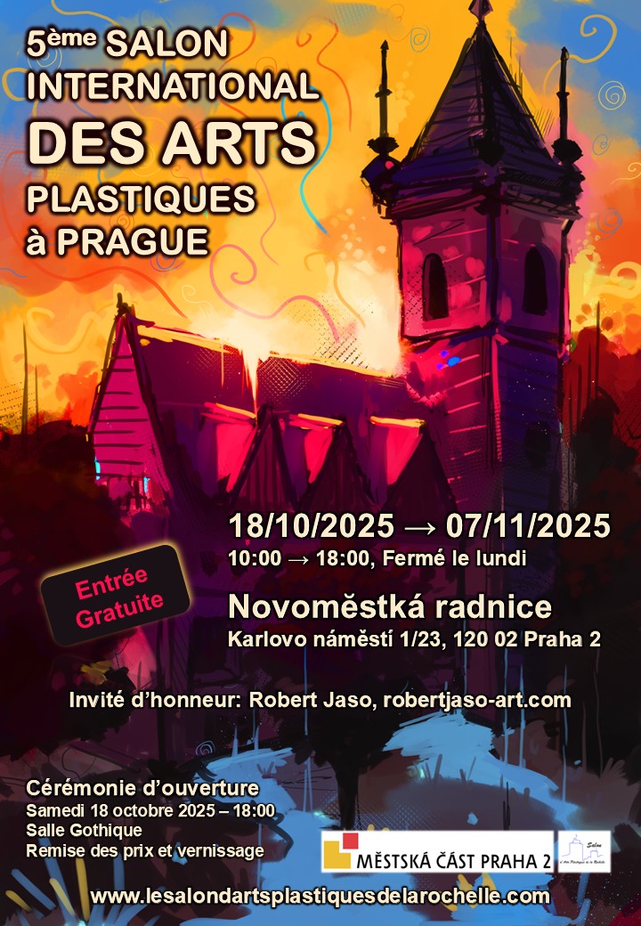 affiche exposition à Prague